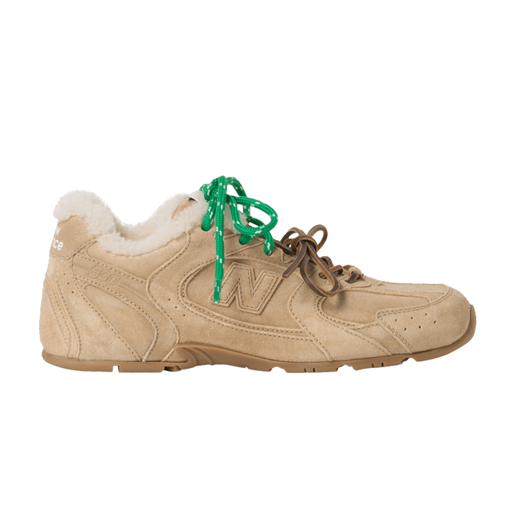 New Balance x Miu Miu 530 SL 'Bleached Ecru Shearling'