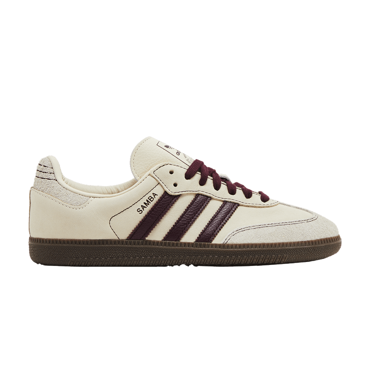adidas Wmns Samba OG 'Wonder White Maroon'